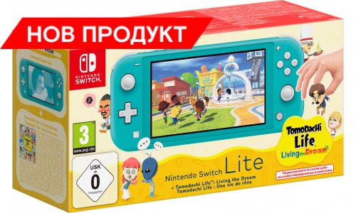 Nintendo Switch Lite + Tomodachi Life: Living the Dream
