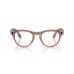 Ray-Ban Meta Headliner (Gen 2) Прозрачно Прасковени / Прозрачни към Сиви (Фотохромни)