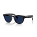 Ray-Ban Meta Headliner (Gen 2) Low Bridge Fit Лъскаво Черни / Прозрачни към Сапфир (Фотохромни)