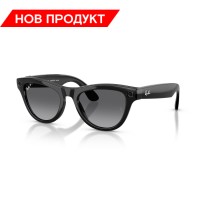 Ray-Ban Meta Skyler (Gen 2) Лъскаво Черни / Сиви (Поляризирани)