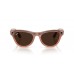 Ray-Ban Meta Skyler (Gen 2) Лъскаво Прозрачно Прасковени/ Прозрачни към Кафяви (Фотохромни)