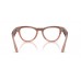 Ray-Ban Meta Skyler (Gen 2) Лъскаво Прозрачно Прасковени/ Прозрачни към Кафяви (Фотохромни)
