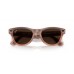 Ray-Ban Meta Skyler (Gen 2) Лъскаво Прозрачно Прасковени/ Прозрачни към Кафяви (Фотохромни)