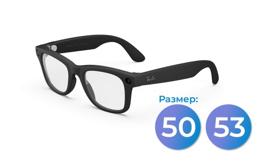 Ray-Ban Meta Wayfarer (Gen 2) Черен Мат / Прозрачни