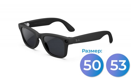 Ray-Ban Meta Wayfarer (Gen 2) Черен Мат / Прозрачни към Сиви (Фотохромни)