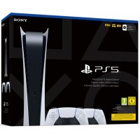 PlayStation 5 (Slim) Digital 825GB + Втори контролер DualSense PlayStation 5 (Slim) Digital 825GB + Втори контролер DualSense