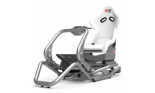 Рейсинг симулатор RSeat N1 Бяло/Сиво