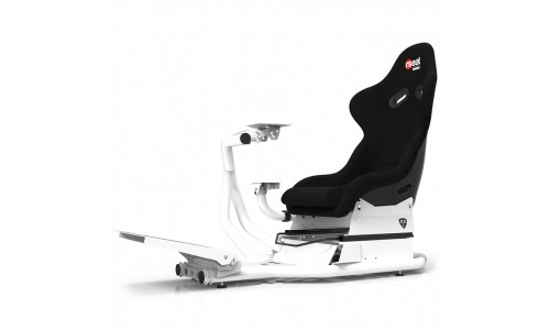 Рейсинг симулатор RSeat RS1 Алкантара/Бяло